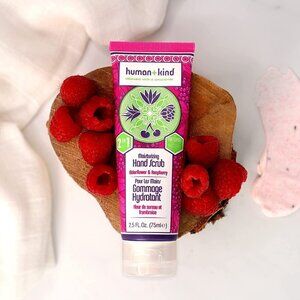 Human+Kind Elderflower & Raspberry Hand Scrub New in Package VEGAN NATURAL